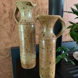 Set of two stoneware vases