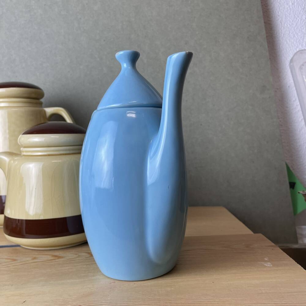 3 Portuguese Mic Century Modern coffee team pots