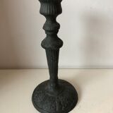 Old cast iron candlestick