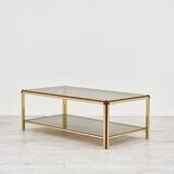 1980s smoked glass coffee table