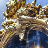 19th-century golden mirror