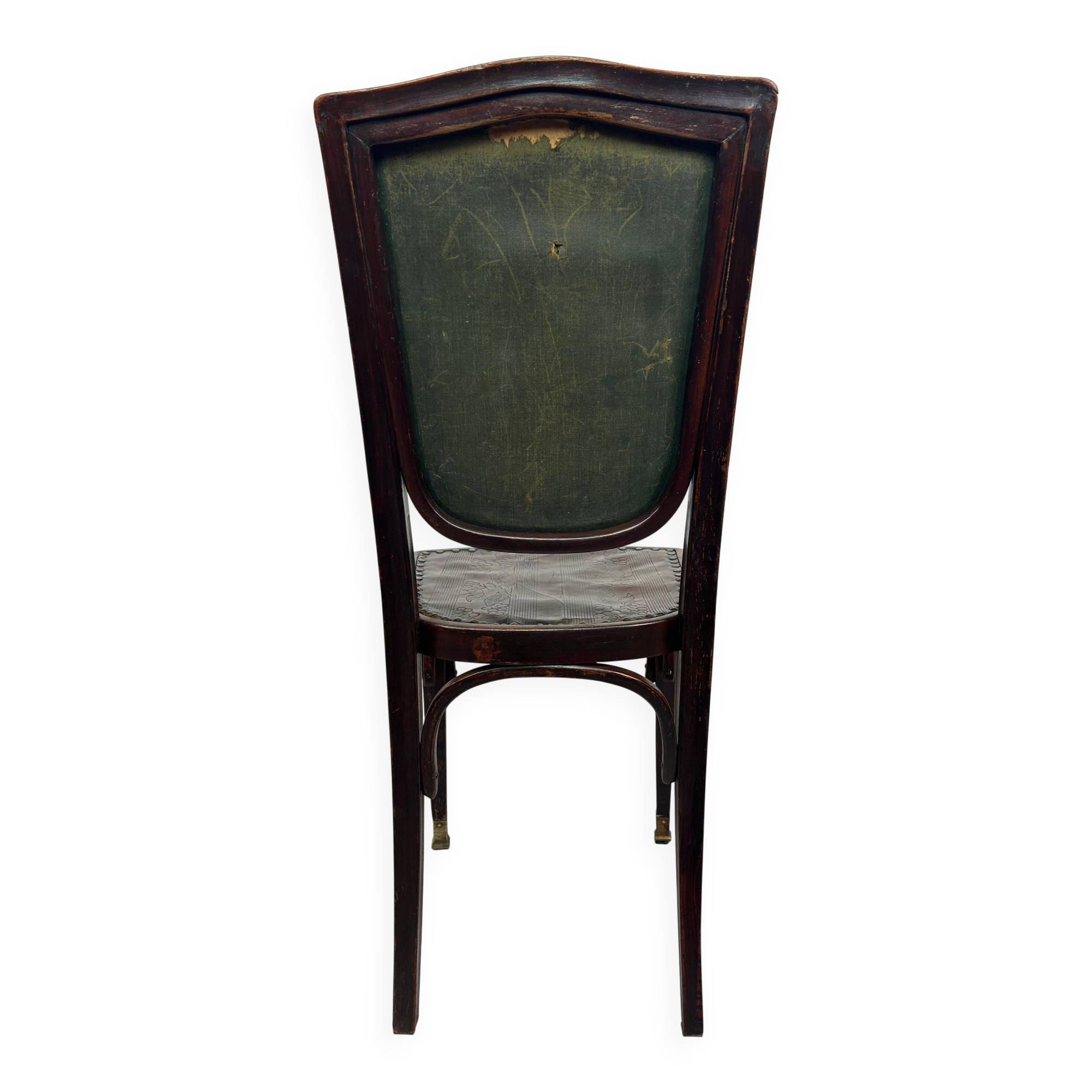 Jugendstil dining chair by Gustav Siegel for J&J Kohn