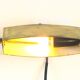 Pair of brass wall lights, Lita, France, 1970s