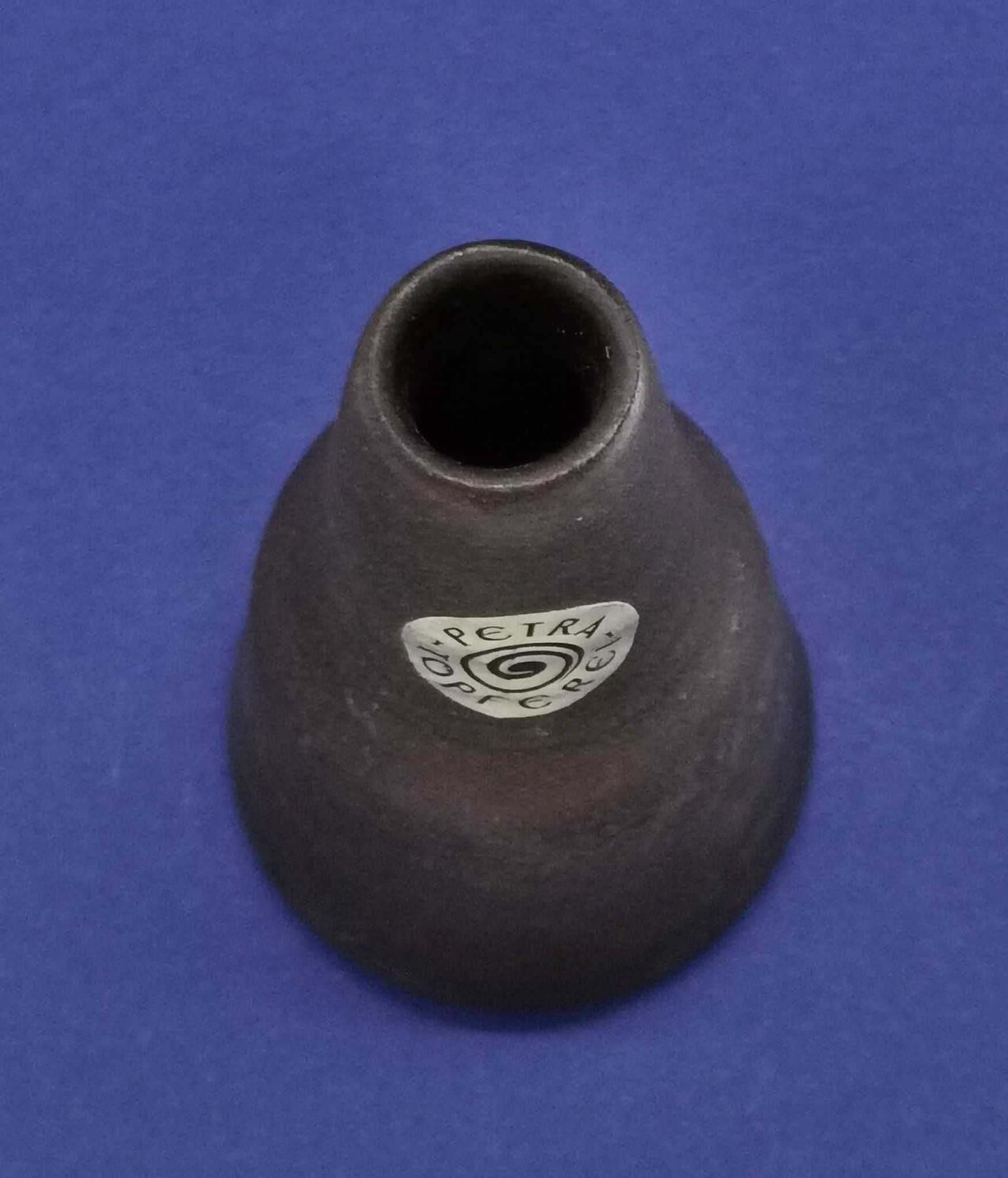 Vase soliflore vintage signé Petra Topferei Allemagne 1960