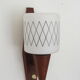 Applique scandinave en teck et opaline