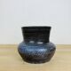 Blue ceramic vase from the 1950s in Accolay style.