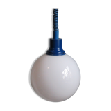 Opaline glass pendant lamp, Germany 1970s