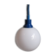 Opaline glass pendant lamp, Germany 1970s