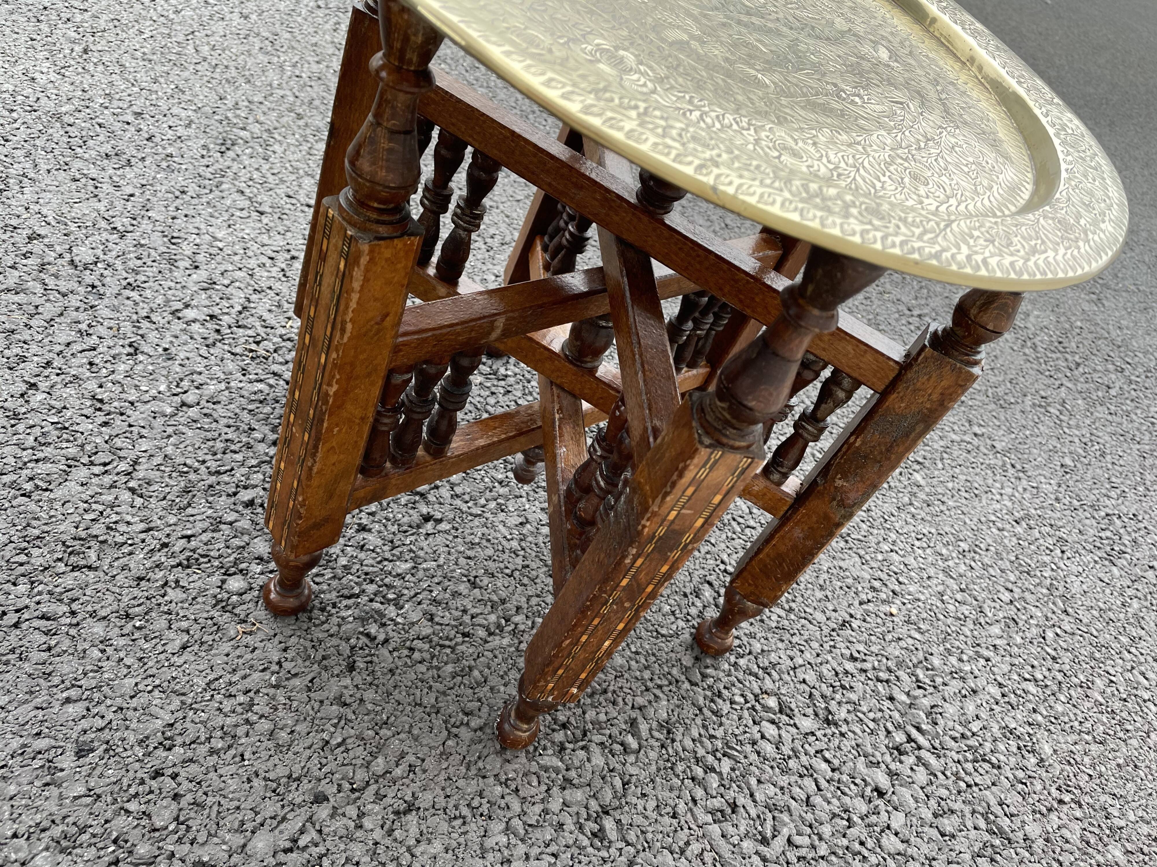 Moroccan tea table h35 x d38