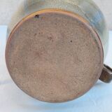 Glazed stoneware pitcher