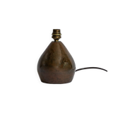 Glazed ceramic pear lamp base, 1960s