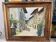 Oil on wood Provençal village
