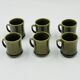 Lot 6 Espresso Cups Deco Hälsingborg Bari 15/1 Olive