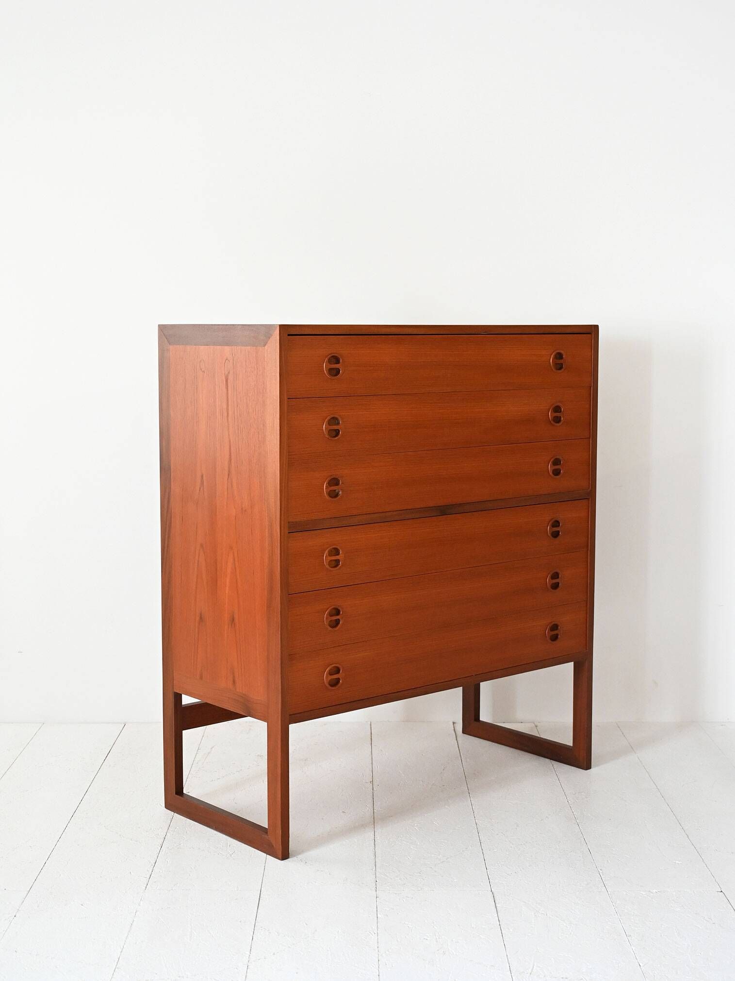 Danish teak chest of drawers from the 1960s by Arne Wahl Iversen