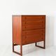 Danish teak chest of drawers from the 1960s by Arne Wahl Iversen
