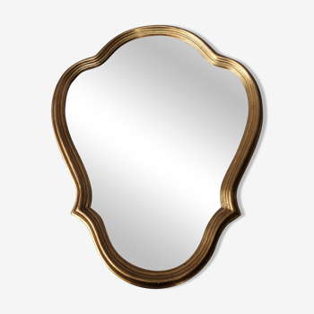 Miroir classique doré  53 x 43 cm
