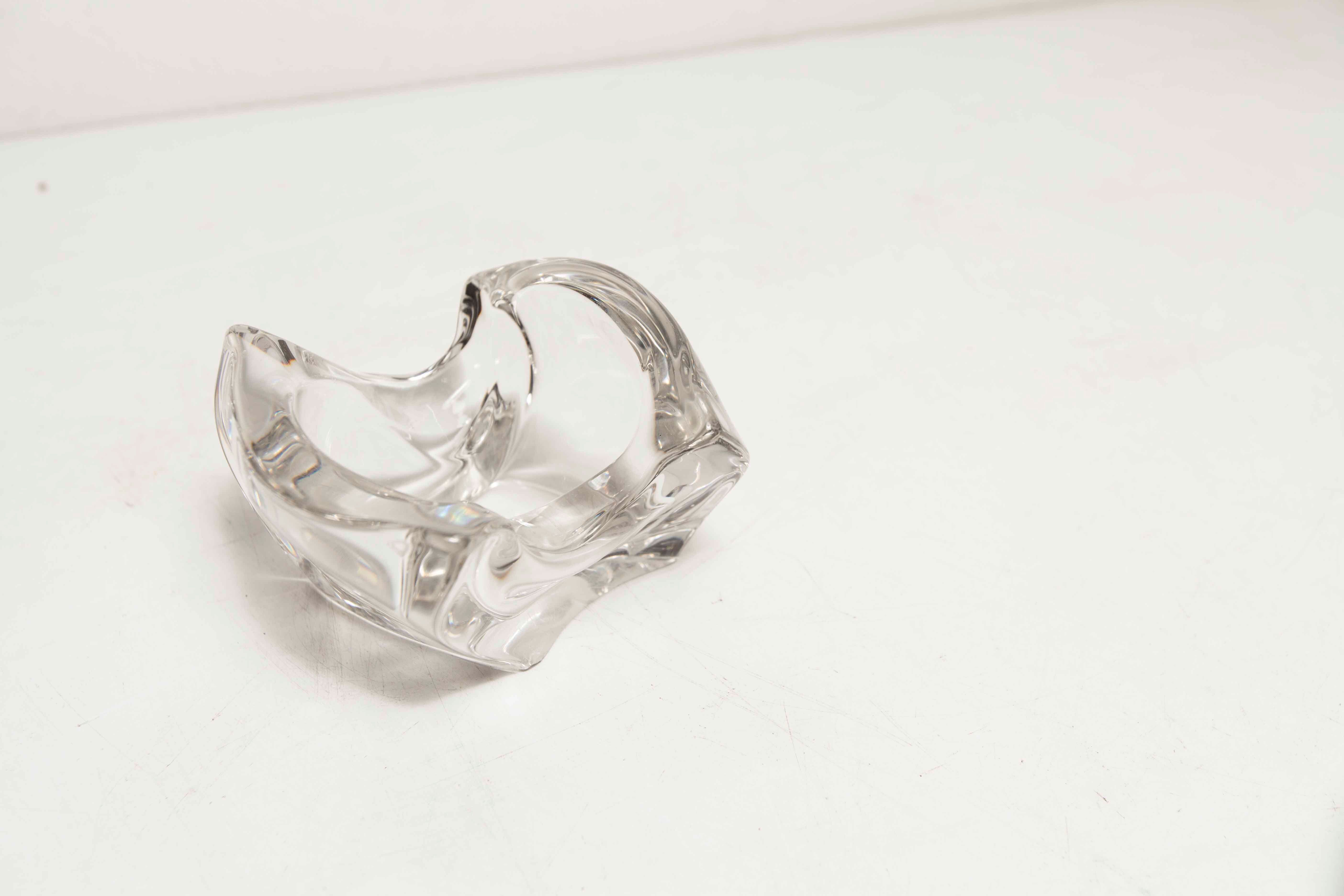 Ashtray crystal of arques 1960