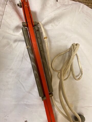 Orange architect's lamp, 1970