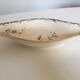 Dish ravier of Lunéville KG decorates Passiflore flowers late 19th