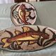 Fish service Vallauris dish + 12 plates