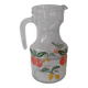 Vintage orange and lemon glass jug pitcher