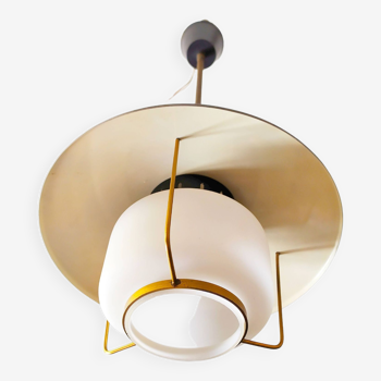 Small hanging lamp attributed to Stilnovo, 1950s
