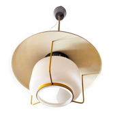 Petite lampe suspendue attribuée à Stilnovo, années 1950