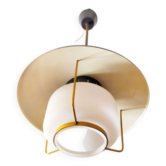 Small hanging lamp attributed to Stilnovo, 1950s