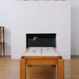 Brutalist coffee table ceramic top