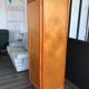 Parisian boarding school wardrobe vintage closet a door