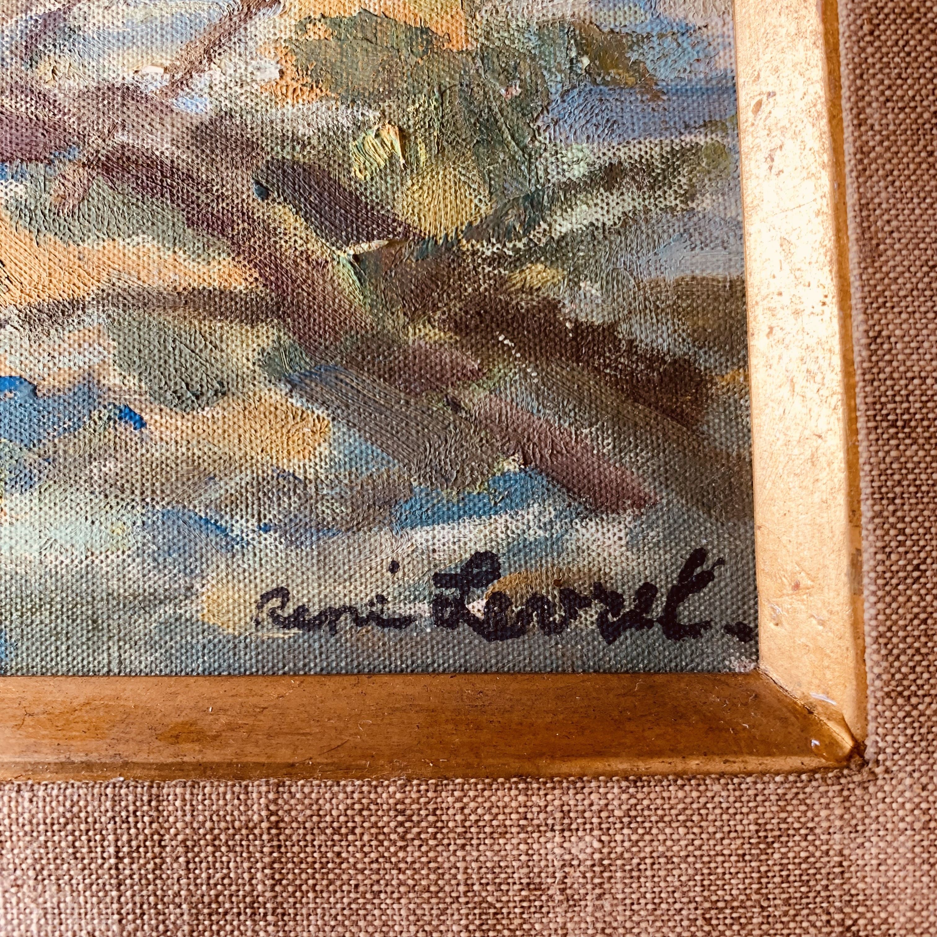 Tableau de René Levrel - « Pont de la Tournelle »