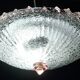 Charming Italian pink Murano glass ceiling fixture, Murano, 1970