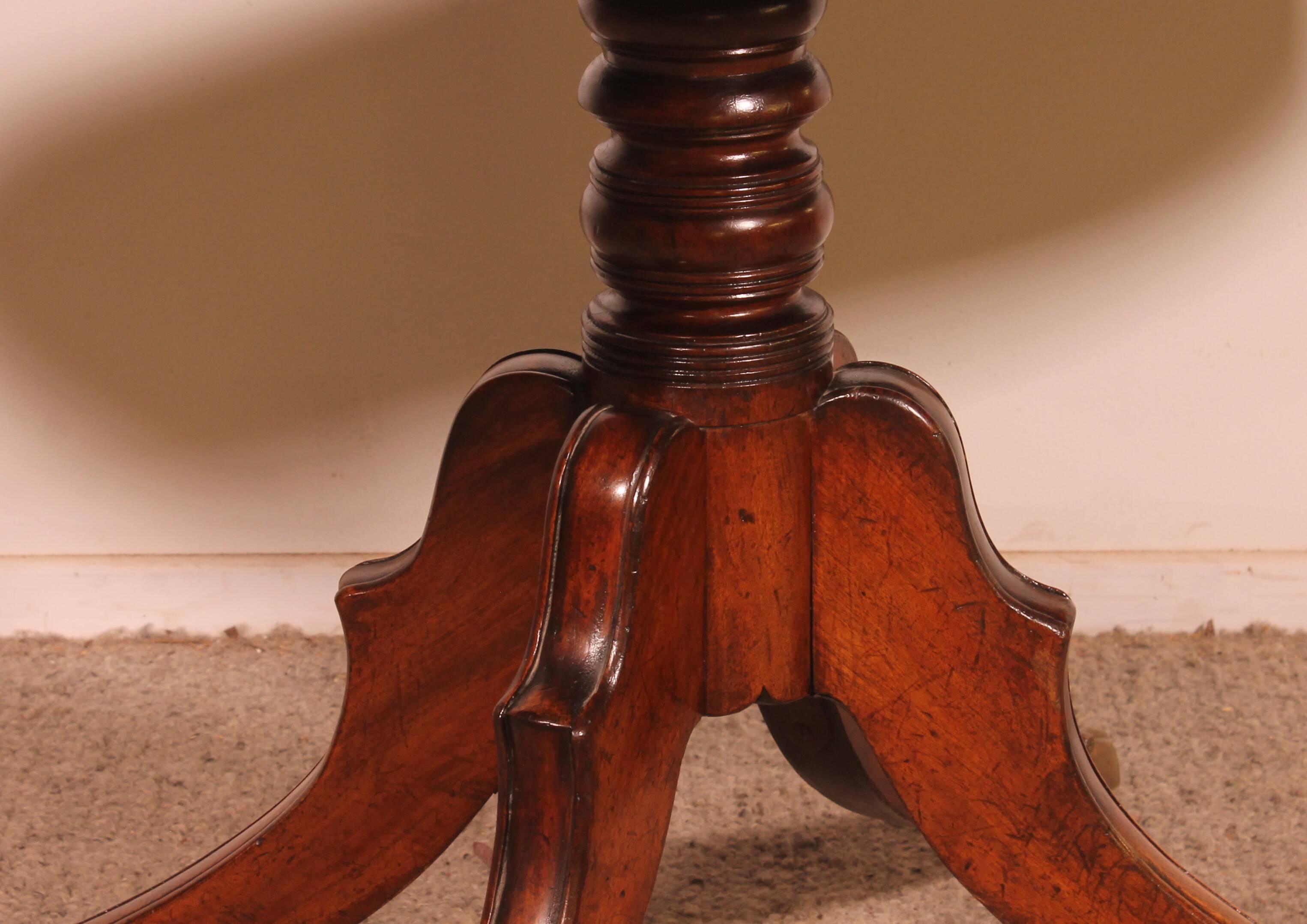 English mahogany console - 18th century