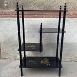 Black lacquer shelf
