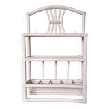 Vintage rattan shelf