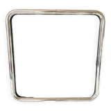 Vintage tubular chrome mirror, 70s