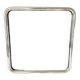 Vintage tubular chrome mirror, 70s