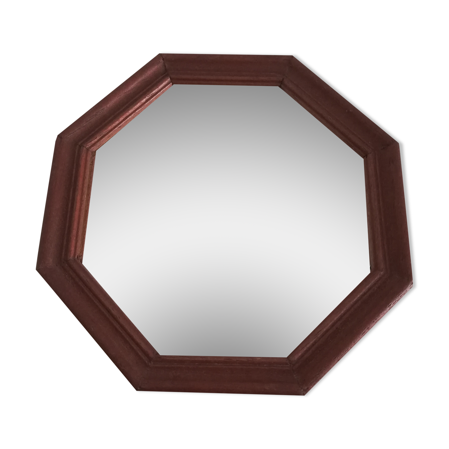 Vintage octagonal mirror