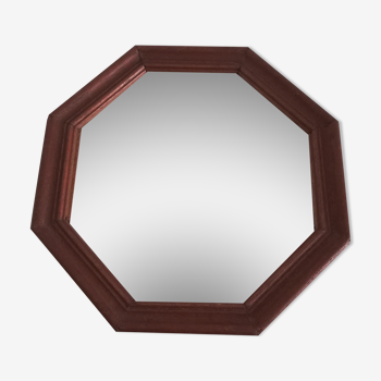 Vintage octagonal mirror