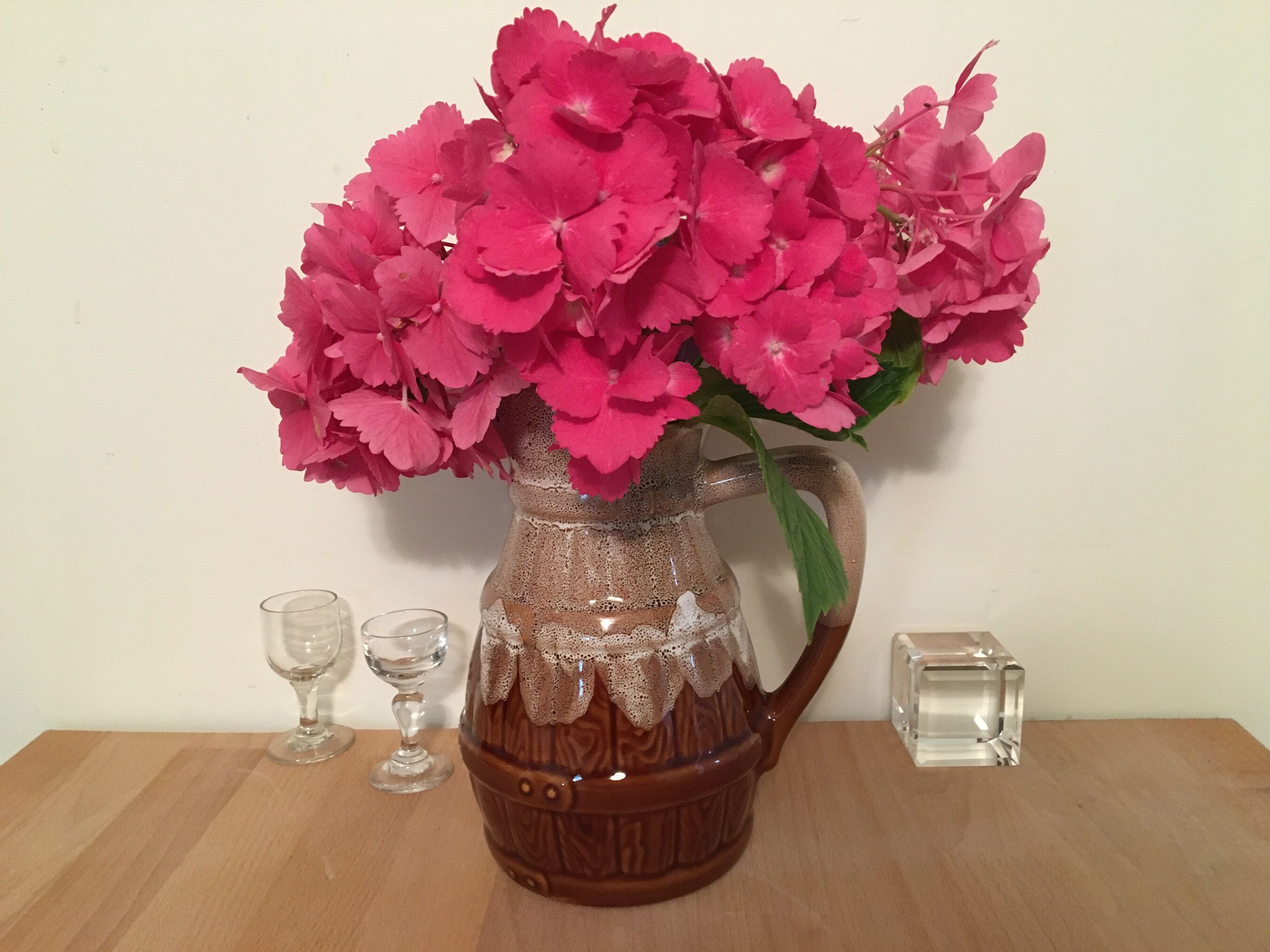 Pitcher vase in flammé sandstone
