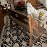 Vintage oak bench