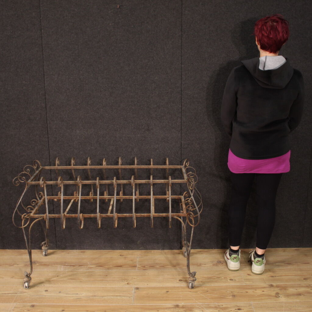 Wrought iron planter from the 70s