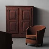 Mountain pine wardrobe – Folk art, Switzerland, 18th century