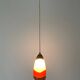 Mid-century coloured glass pendant lamp, 1960, Italy