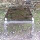 1970 chrome-shaped smoky glass coffee table
