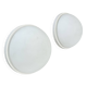 Lot de 2 plafonniers muraux en métal et verre de Glashütte Limburg, Allemagne,
