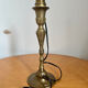 Golden brass candle holder lamp