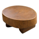 Brutalist coffee table "round log" XL
