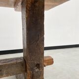 Monastery farm table in oak 1900