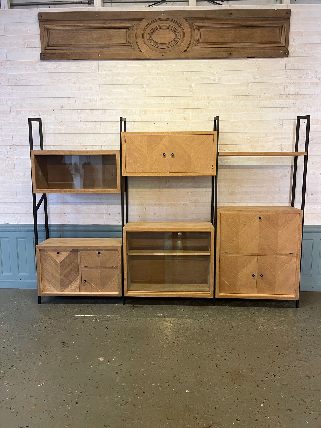 Large vintage library